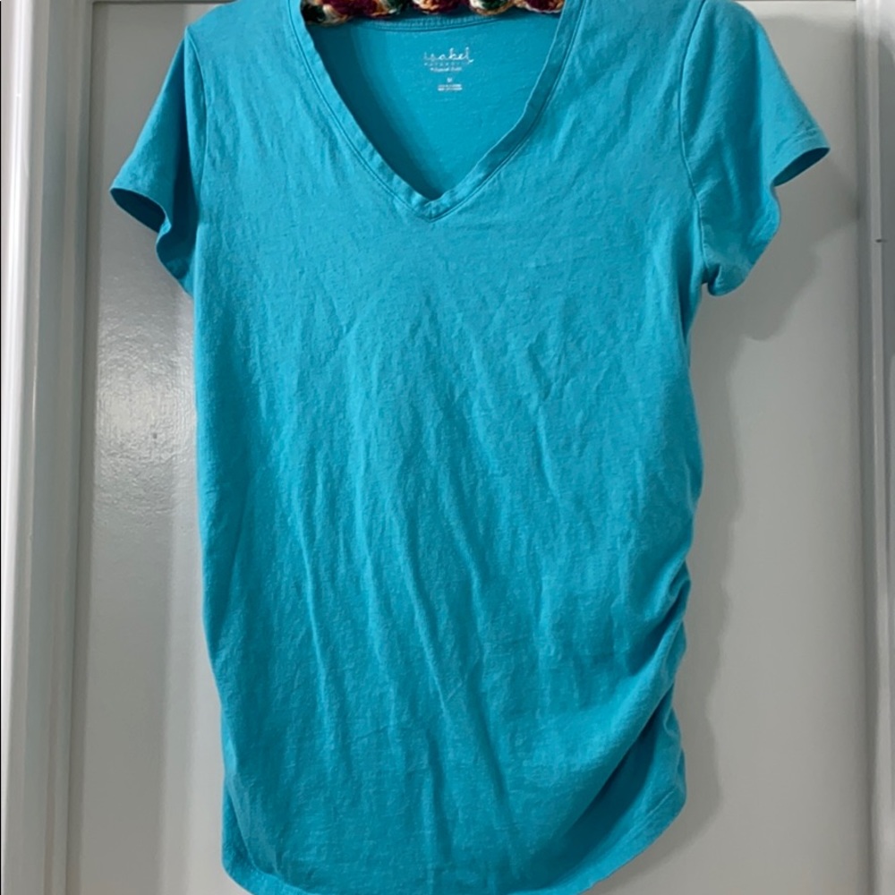 Side Ruched maternity T-Shirt
